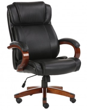Кресло офисное BRABIX PREMIUM "Magnum EX-701" (дерево, рециклированная кожа, черное) 531827 в Челябинске - cheliabinsk.ok-mebel.com | фото