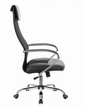 Кресло офисное BRABIX PREMIUM "Stalker EX-608 CH" (хром, ткань-сетка/кожзам, черное) 532091 в Челябинске - cheliabinsk.ok-mebel.com | фото 2