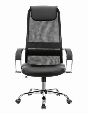 Кресло офисное BRABIX PREMIUM "Stalker EX-608 CH" (хром, ткань-сетка/кожзам, черное) 532091 в Челябинске - cheliabinsk.ok-mebel.com | фото 3