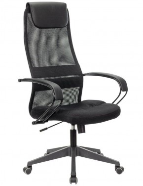 Кресло офисное BRABIX PREMIUM "Stalker EX-608 PL" (ткань-сетка/кожзам, черное) 532090 в Челябинске - cheliabinsk.ok-mebel.com | фото 1