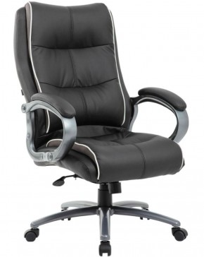 Кресло офисное BRABIX PREMIUM "Strong HD-009" (экокожа черная, ткань серая) 531945 в Челябинске - cheliabinsk.ok-mebel.com | фото 1