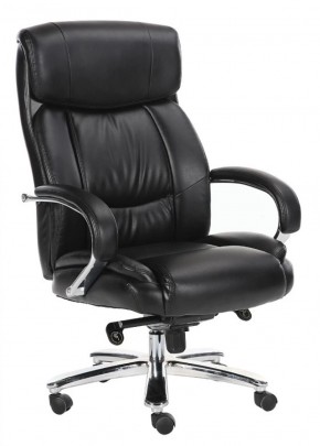 Кресло офисное BRABIX "Direct EX-580" (хром/рециклированная кожа/черное) 531824 в Челябинске - cheliabinsk.ok-mebel.com | фото