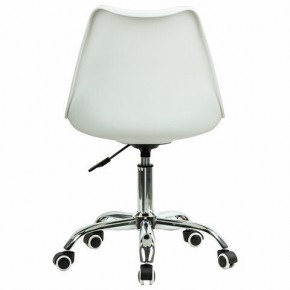 Кресло стул BRABIX "Eames MG-310 CH", хром, пластик белый, ткань серая, 532924 в Челябинске - cheliabinsk.ok-mebel.com | фото 4