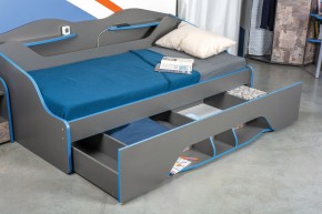 Кровать 11.03 Индиго + орт. основание (900*2000) в Челябинске - cheliabinsk.ok-mebel.com | фото 2
