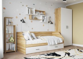 Кровать 800/2 ящика Лайт с настилом ЛДСП в Челябинске - cheliabinsk.ok-mebel.com | фото 3