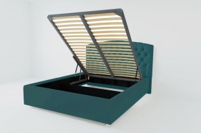 Кровать Берлин с ПМ 2000 (велюр бирюзовый) в Челябинске - cheliabinsk.ok-mebel.com | фото