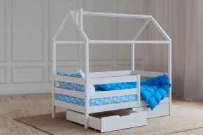 Кровать-домик 80*160 Белый в Челябинске - cheliabinsk.ok-mebel.com | фото 3