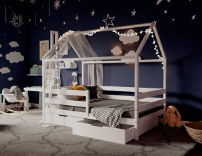 Кровать-домик 80*190 Белый в Челябинске - cheliabinsk.ok-mebel.com | фото