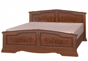 ЕЛЕНА Кровать из массива 1800 (Орех) в Челябинске - cheliabinsk.ok-mebel.com | фото