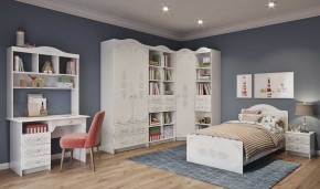 KI-KI КРД900.1 Кровать 900 (белый/белое дерево) в Челябинске - cheliabinsk.ok-mebel.com | фото 2