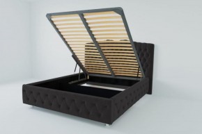 Кровать Нягань с ПМ 1800 (экокожа кольт ч) в Челябинске - cheliabinsk.ok-mebel.com | фото