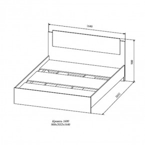 СОФИ СКР1600.1 Кровать 1600 в Челябинске - cheliabinsk.ok-mebel.com | фото 2