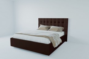 Кровать Венеция с ПМ 800 (экокожа коричневая) в Челябинске - cheliabinsk.ok-mebel.com | фото 2