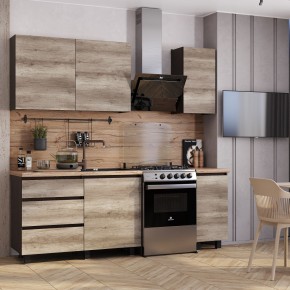 Кухня Энигма 1.6 м (венге/дуб каньон) в Челябинске - cheliabinsk.ok-mebel.com | фото