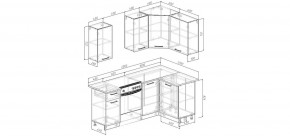 Кухонный гарнитур Антик 2000*1200 (Стол. 38мм) в Челябинске - cheliabinsk.ok-mebel.com | фото 2