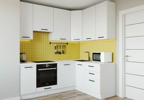 Кухонный гарнитур Белый Глянец 2200*1600 h950 (Стол. 26мм) в Челябинске - cheliabinsk.ok-mebel.com | фото