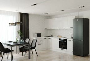 Кухонный гарнитур Белый Глянец 2600*1600 (Стол. 26мм) в Челябинске - cheliabinsk.ok-mebel.com | фото