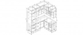 Кухонный гарнитур Демо 2200*1700 (Стол. 26мм) в Челябинске - cheliabinsk.ok-mebel.com | фото 2
