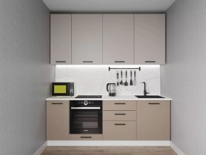 Кухонный гарнитур Каппучино 2200 h950 (Стол. 38мм) в Челябинске - cheliabinsk.ok-mebel.com | фото