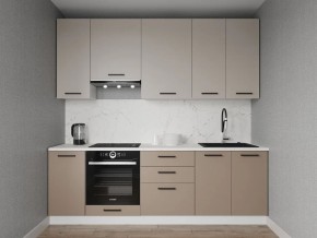 Кухонный гарнитур Каппучино 2400 h950 (Стол. 26мм) в Челябинске - cheliabinsk.ok-mebel.com | фото