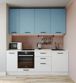 Кухонный гарнитур Капри 2200 h950 (Стол. 38мм) в Челябинске - cheliabinsk.ok-mebel.com | фото