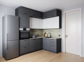 Кухонный гарнитур Меренга 2200*1700 (Стол. 26мм) в Челябинске - cheliabinsk.ok-mebel.com | фото