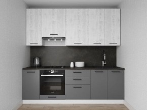 Кухонный гарнитур Санторини 2400 h950 (Стол. 38мм) в Челябинске - cheliabinsk.ok-mebel.com | фото