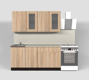 Кухня Симона Демо 1700 (Венга/Дуб Сонома) в Челябинске - cheliabinsk.ok-mebel.com | фото 7