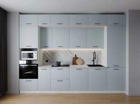 Кухонный гарнитур Смоки 3400 (Стол. 26мм) в Челябинске - cheliabinsk.ok-mebel.com | фото