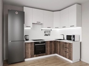 Кухонный гарнитур Старое Дерево 2200*1600 h950 (Стол. 38мм) в Челябинске - cheliabinsk.ok-mebel.com | фото