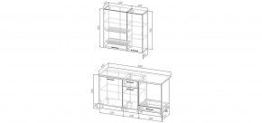 Кухонный гарнитур Умбра 1600 h950 (Стол. 38мм) в Челябинске - cheliabinsk.ok-mebel.com | фото 2
