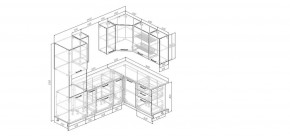 Кухонный гарнитур Умбра 2400*1600 (Стол. 26мм) в Челябинске - cheliabinsk.ok-mebel.com | фото 2