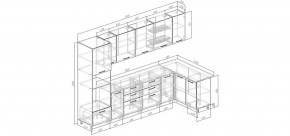 Кухонный гарнитур Умбра 3200*1400 (Стол. 26мм) в Челябинске - cheliabinsk.ok-mebel.com | фото 2