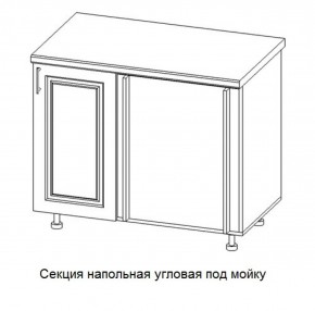 Кухонный гарнитур Верона (крем) модульная в Челябинске - cheliabinsk.ok-mebel.com | фото 19