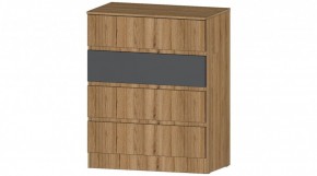 ЛЕНОРА Комод 4 ящика (графит) в Челябинске - cheliabinsk.ok-mebel.com | фото