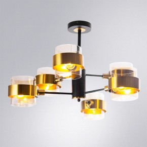 Люстра на штанге Arte Lamp Carlo A8205SP-6BK в Челябинске - cheliabinsk.ok-mebel.com | фото 2