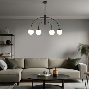 Люстра на штанге Eurosvet Cenacolo 30179/4 черный в Челябинске - cheliabinsk.ok-mebel.com | фото 2