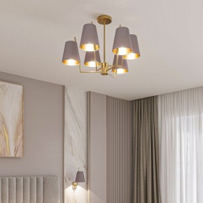 Люстра на штанге Eurosvet Topanga 60173/6 латунь в Челябинске - cheliabinsk.ok-mebel.com | фото 3
