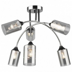 Люстра на штанге Imex MD.2195 MD.2195-6-S-BK+CH в Челябинске - cheliabinsk.ok-mebel.com | фото