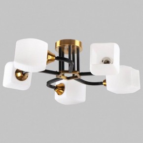 Люстра на штанге Imex MD.52009 MD.52009-5-S-BK+GAB в Челябинске - cheliabinsk.ok-mebel.com | фото
