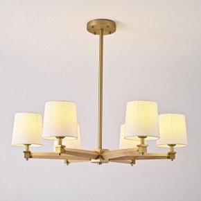 Люстра на штанге Imperiumloft Jorgenson White/Light wood STAVRA01 в Челябинске - cheliabinsk.ok-mebel.com | фото 3