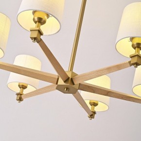 Люстра на штанге Imperiumloft Jorgenson White/Light wood STAVRA01 в Челябинске - cheliabinsk.ok-mebel.com | фото 7