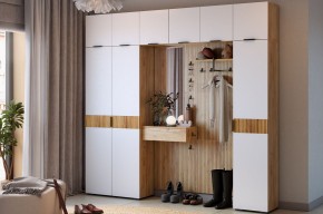 МЕБЕЛЬСОН К12 Прихожая (белое дерево) в Челябинске - cheliabinsk.ok-mebel.com | фото