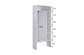 МЕРСИ Прихожая (модульная) графит в Челябинске - cheliabinsk.ok-mebel.com | фото 5