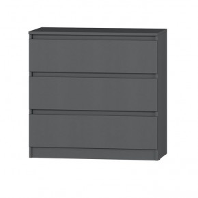 МС "Хилтон" Комод №2 800 (3 ящ.) графит в Челябинске - cheliabinsk.ok-mebel.com | фото 2