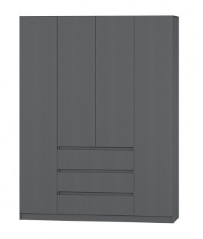 МС "Хилтон" Шкаф №1 1600 (Графит) в Челябинске - cheliabinsk.ok-mebel.com | фото 2