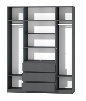 МС "Хилтон" Шкаф №1 1600 (Графит) в Челябинске - cheliabinsk.ok-mebel.com | фото 3