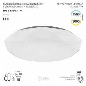 Накладной светильник Эра Классик SPB-6-70-RC Sparkle в Челябинске - cheliabinsk.ok-mebel.com | фото 2
