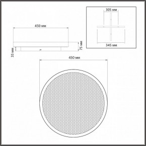Накладной светильник Sonex Shimmers 7736/60L в Челябинске - cheliabinsk.ok-mebel.com | фото 8