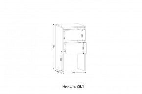НИКОЛЬ 25 Шкаф 5-ти створчатый в Челябинске - cheliabinsk.ok-mebel.com | фото 7